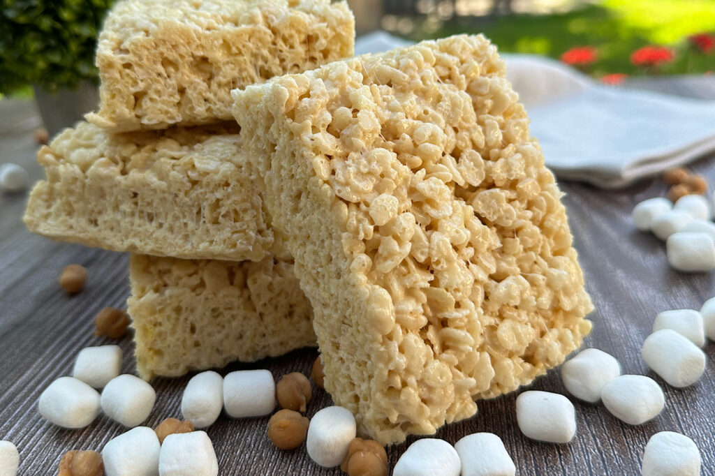 Caramel Rice Krispie Treats recipe