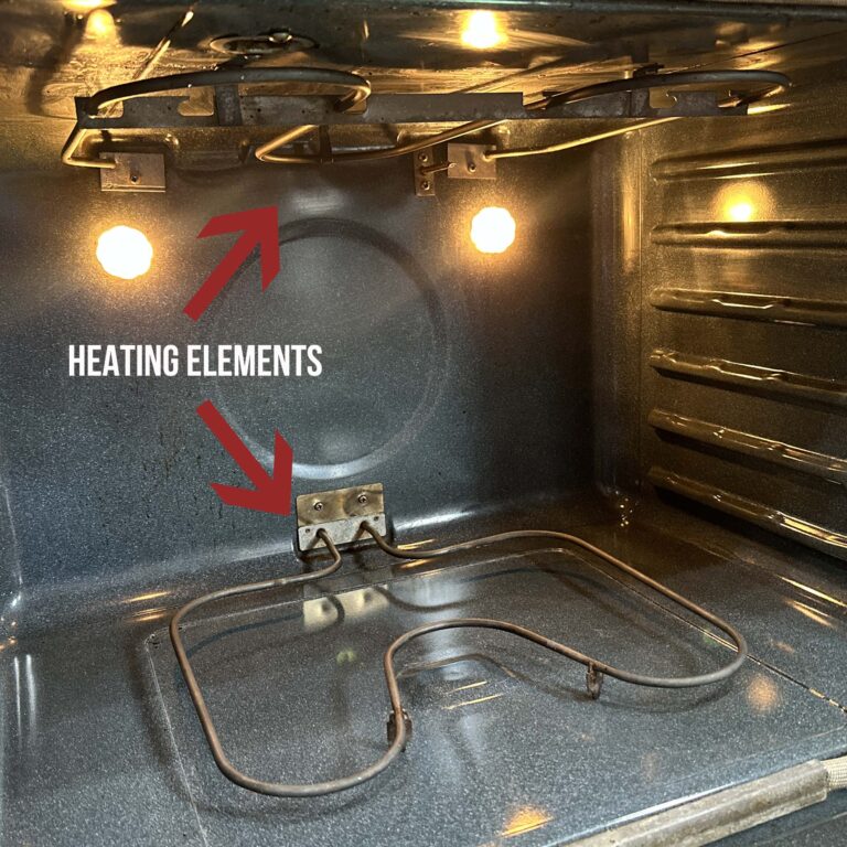 How to use conventional oven picture of heating elements