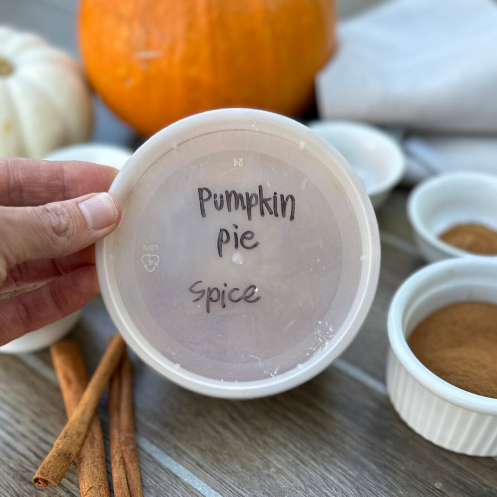 homemade pumpkin pie spice